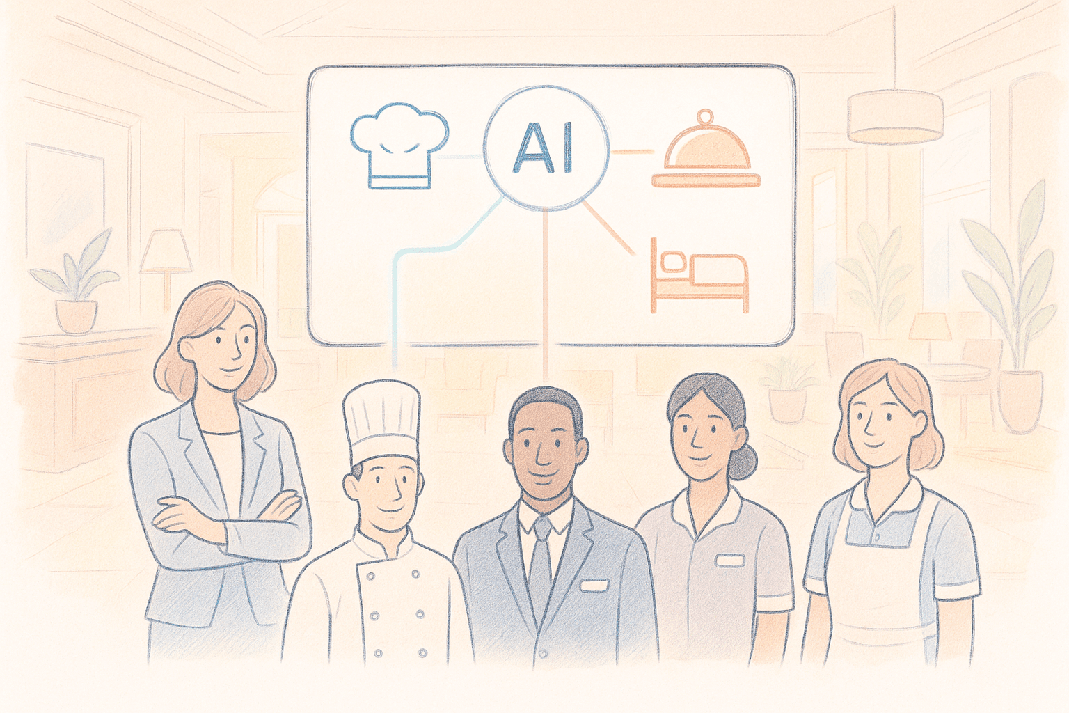 AI, hospitality jobs, job matching, resume analysis, job search tools, interview preparation