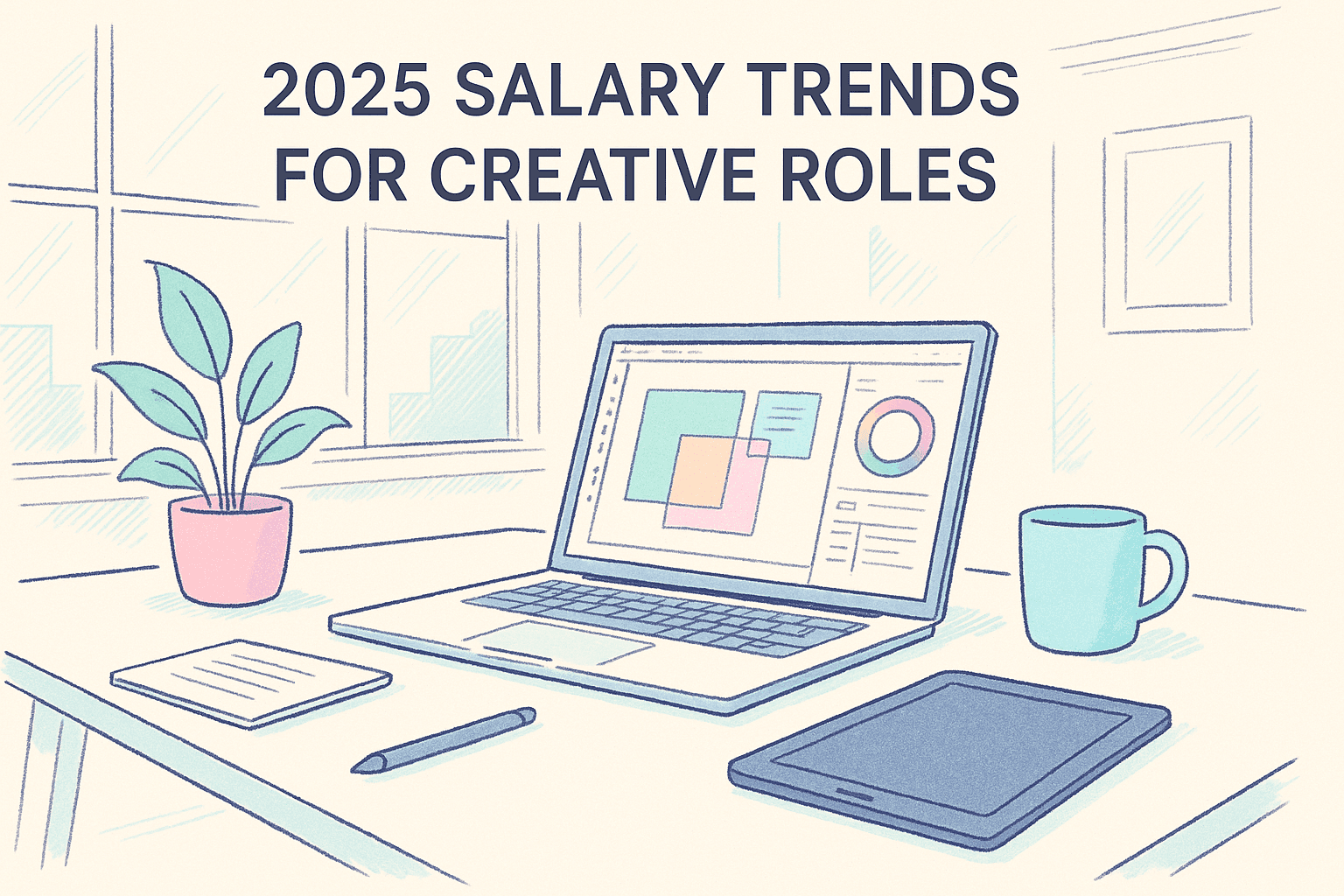 creative roles, salary trends, AI skills, remote work, job market