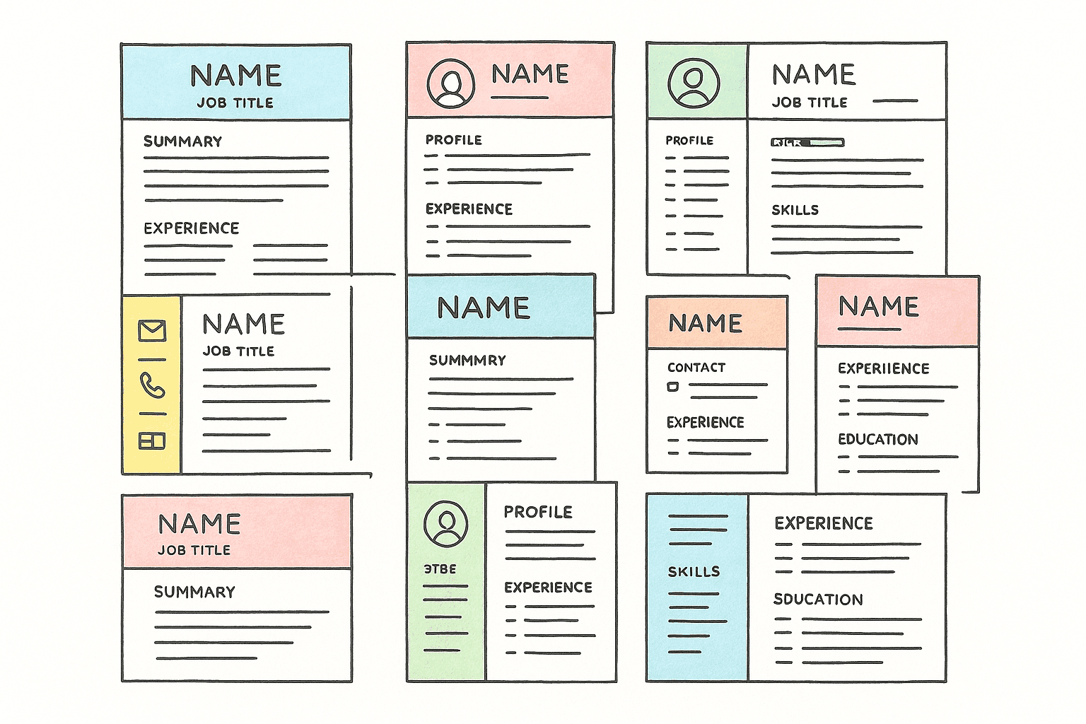 ATS-friendly, resume templates, job applications, keyword optimization, visual resumes, career tips, job search strategies
