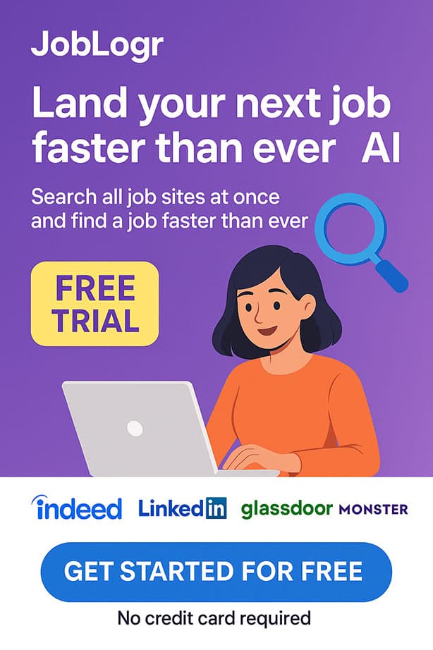 Land your next job faster with a free trial